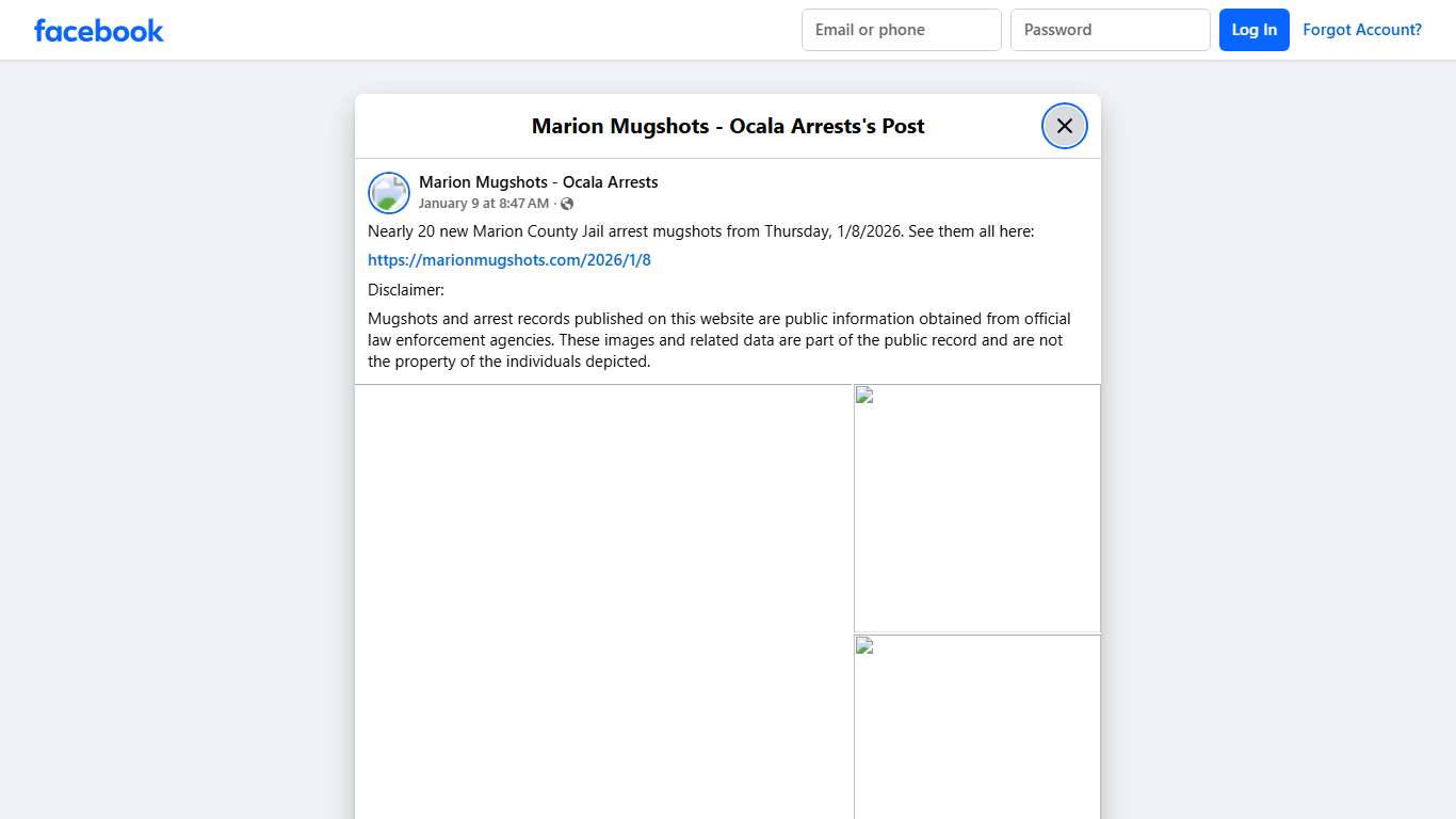 Nearly 20 new Marion... - Marion Mugshots - Ocala Arrests Facebook