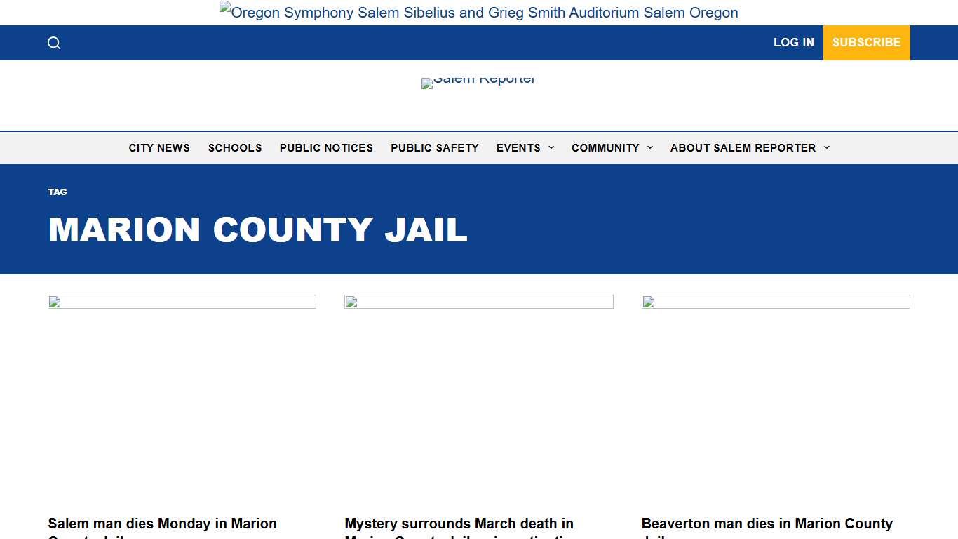 MARION COUNTY JAIL Archives - Salem Reporter